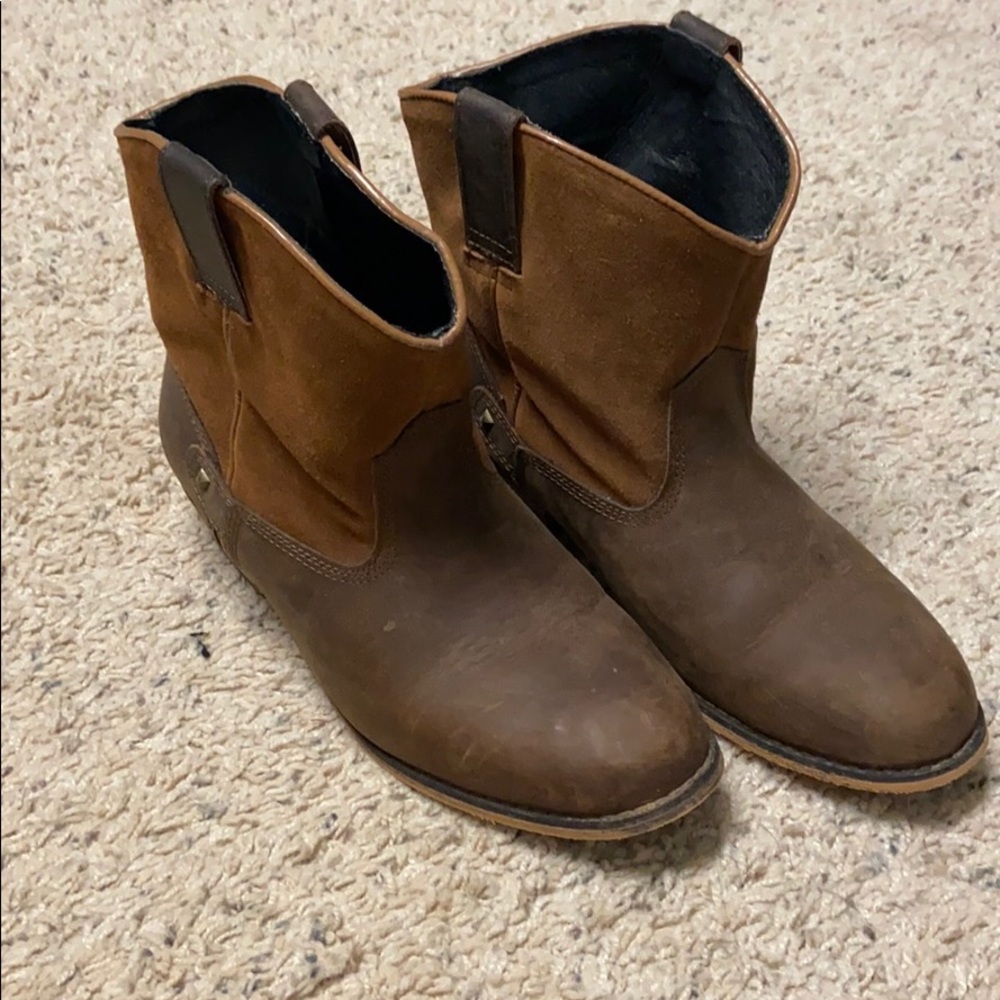 EUC SFW1217 leather boots